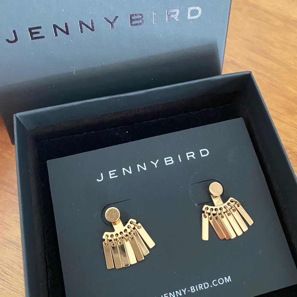 NWT Jenny Bird ear jacket earrings